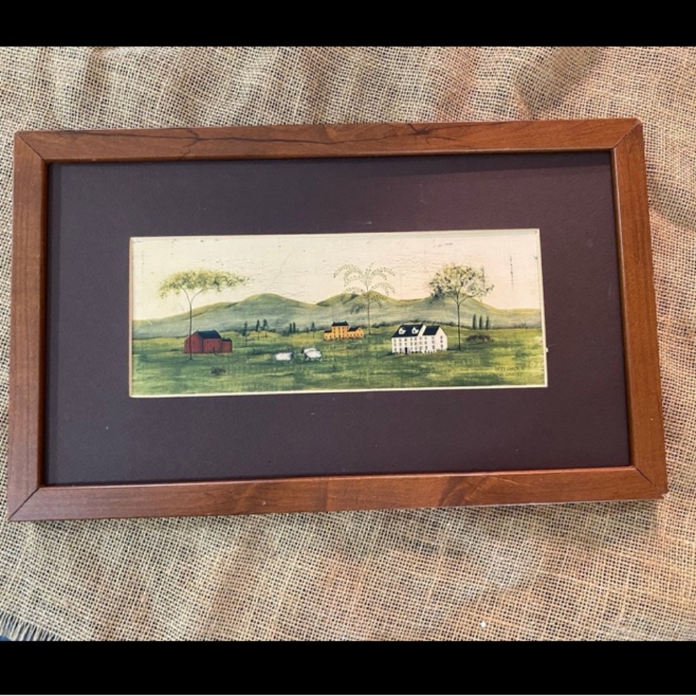 Farmhouse/ vintage wood frame  pic